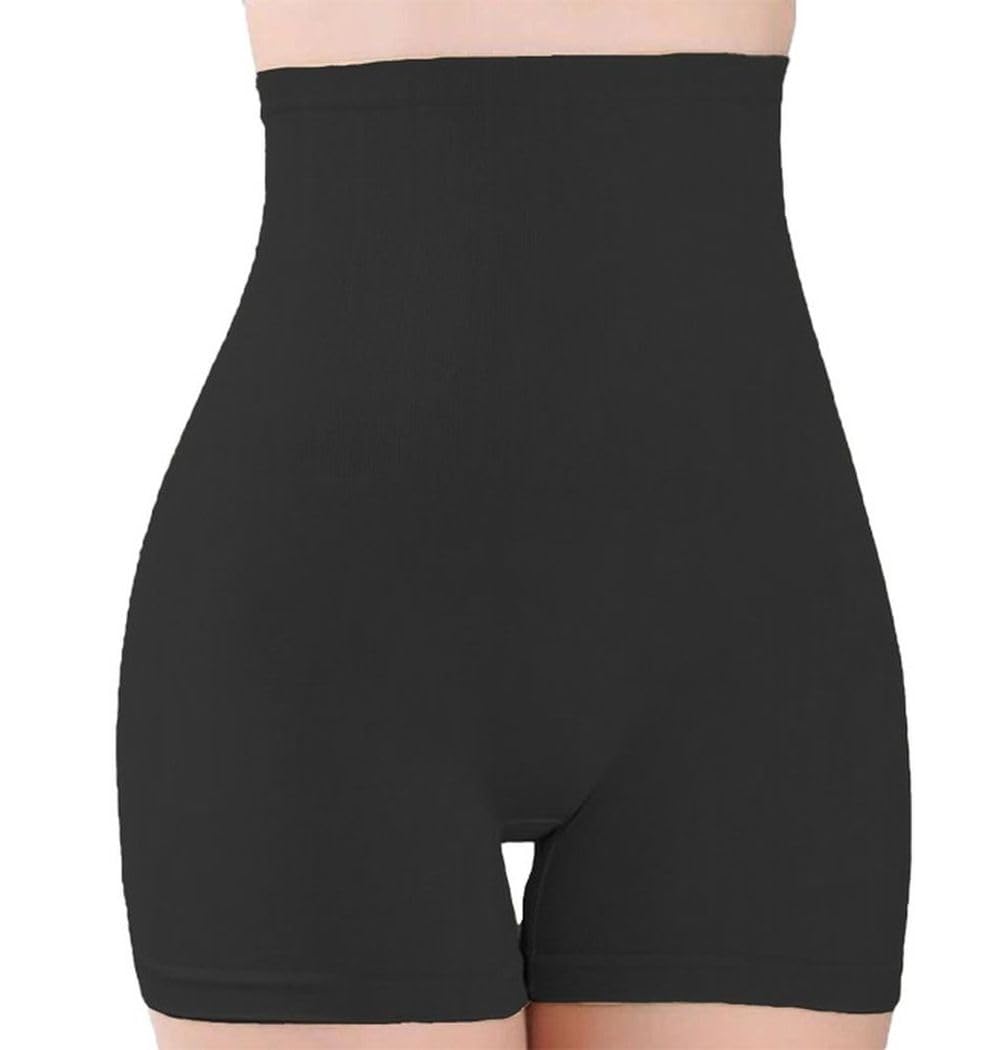 MIZUNA Women Waist Trimmer Shapewear Tummy Control Body Shaper Shorts HiWaist Butt Lifter Thigh Slimmer Black XXL 2