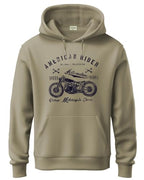 ADRO Men's Cotton Blend Neck Hooded Regular Sweatshirt (H24-AME-BE_Beige, Small