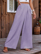 TOPLOT Trouser for Women || Loose Fit High-Waist Korean Pants || Formal Trouser for Woman || (Relaxed Fit || Casual) (Pleated-Pa