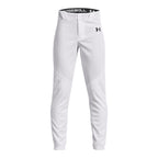 Under Armour Boys Utility Baseball Pant Closed, (100) White / / Black, Medium