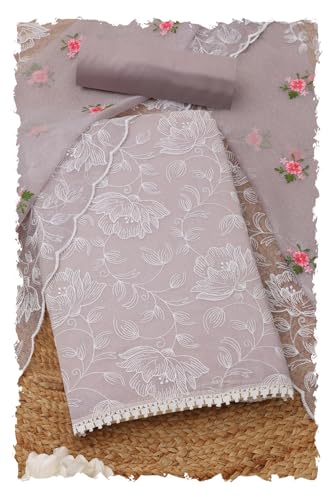 Soch Women Kota Embroidered Unstitched Dress Material