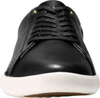 Cole Haan Women's Grand Crosscourt Ii Sneaker, BLK LTHR/White, 8 Wide