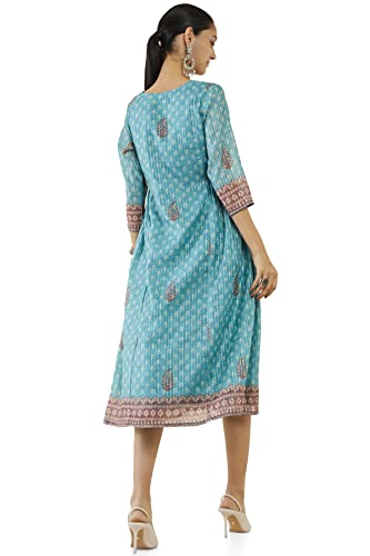 Soch Women Chanderi Regular Fit Embroidery Kurta