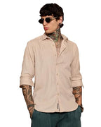 I Enterprise Mens Spread Collar Long Sleeve Multicolor Solid Regular Shirt Slim Fit Office Wear ShirtS For Men | Textured Long 