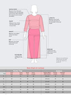 Womanista WomenS Georgette Solid Straight Embroidered Kurta Set (Kurtaset_1385_Pink