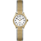 Timex Women's Easy Reader 25mm Watch - Two-Tone Case White Dial with Expansion Band