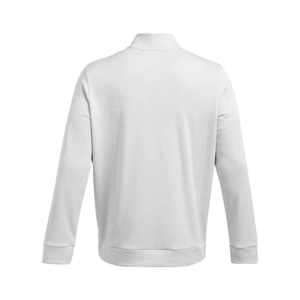Under Armour Men's Armour Fleece Twist Quarter Zip, (014) Halo Gray / / Black, 3X-Large
