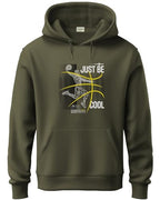 ADRO Men's Cotton Blend Neck Hooded Regular Sweatshirt (H24-BCL-OL_Olive, Large