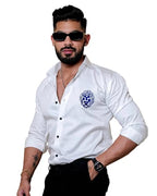 I Enterprise Mens Spread Collar Long Sleeve Multicolor Solid Regular Shirt Slim Fit Office Wear ShirtS For Men | Textured Long