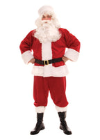 Underwraps Men's Plush Santa, Red/White/Black, One Size