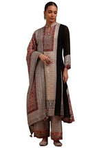 Soch Women Georgette Ethnic Motifs Suit Set with with Beads and Stones