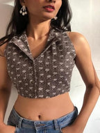Leriya Fashion Sleeveless Regular Fit Tops For Women