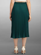Kzully | Chic Midi Skirts Elegant Ensembles For Women & Girls Green