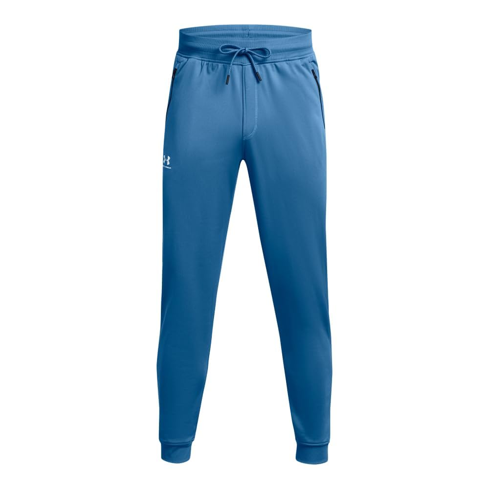 Under Armour Men's Sportstyle Tricot Joggers, (406) Photon Blue / / White, Small