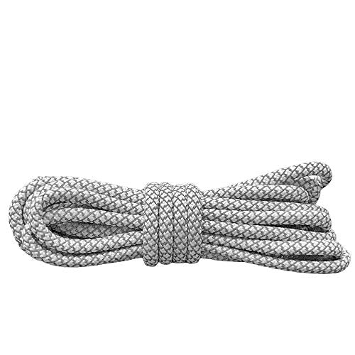 VASGO Sport Round Shoe Laces Reflective, for Sport/Casual/Trainer Sneaker [10 Different Lengths Thick 12 Colors] (55inches / 140