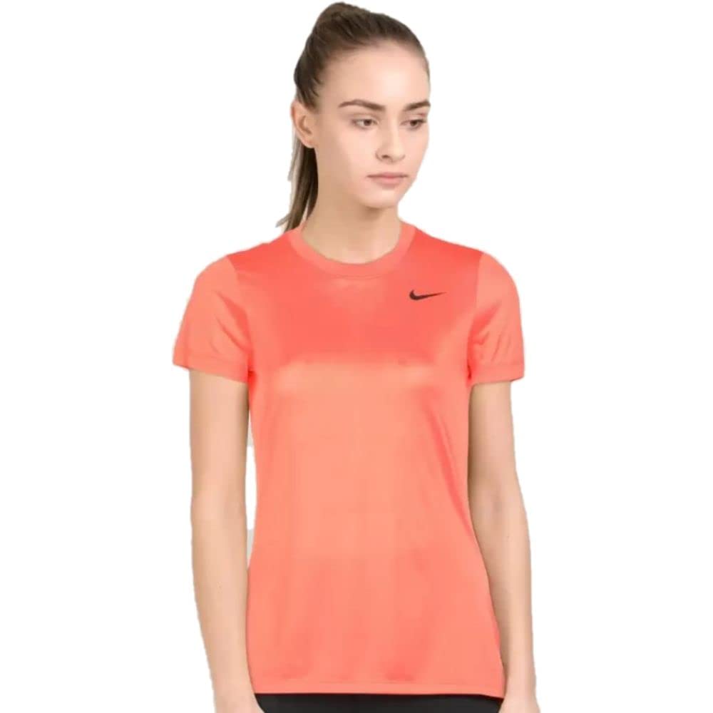 Nike Solid Drt Fit Women T-Shirts