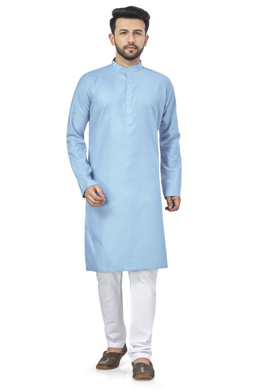 Be Active MenS Traditional Solid Full Sleeves Kurta || Cotton Kurta For Men || Men Kurta For Wedding || Kurta For Men (N-Rfsk00