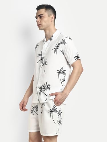 DHRUVI TRENDZ Mens Rayon Co-Ord Set Regular Fit Night Dress Pajama Set