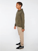 LAT Apparel Youth Pullover Fleece Hoodie - X-Large - Vintage Hot Pink