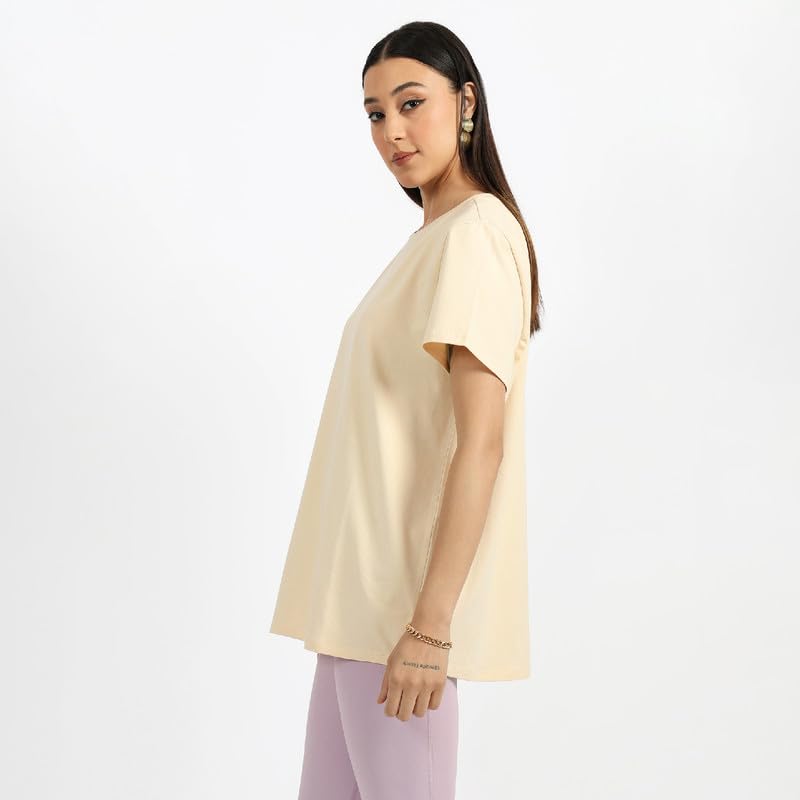 BlissClub Women The Last Tee - Boyfriend tee | Womens t-Shirt | Half Sleeves | Last 750+ Washes | Cotton Tee