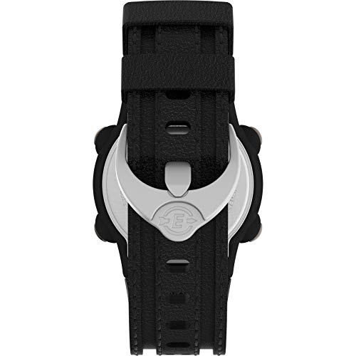 Timex Men's Expedition Digital CAT 39mm Watch - Black Case with Black Fabric & Leather Strap