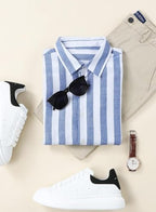 BE ACTIVE Mens Casual Regular Fit Shirts|| Cotton Lining Regular Fit Shirts for Men|| Stylish Full Sleeves Cotton Regular Fit S