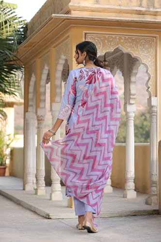 Anni Designer Organza Women Kurta Pant With Dupatta