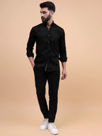 Tee Projekt Solid Shirt for Mens,Solid Shirt for Mens, Casual Shirt for Men,Full Sleeve Spread Collar Shirt for Men, Shirt for
