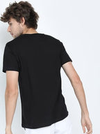 Ketch MenS Slim Fit T-Shirt (Khts000051_Black