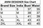 ANNI DESIGNER Womens Pure Cotton Flower Print Kurta Plazzo Set (Blue,S)
