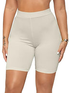 KYDA Womens Anti Bacterial Cycling Shorts, Under Skirt Biker Shorts, High Waist Stretchable Yoga Shorts & Gym Workout Skin Fit
