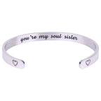 DUMBEN Gifts for Women Best Friend Her Soul Sister Bestie BFF Birthday Mothers Day Christmas Unbiological Present Stuff Ideas Yo