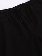 Dennis Lingo Solid Cotton Mens Casual Drawstring Joggers, Straight Fit, Mid Rise, Stretchable Ankle Length Athletic Track Pants