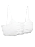 Fruit of the Loom Girls' Bra with Removable Cookies, 2-Pack, Happy Stripe/White, 28