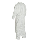 DuPont Tyvek 400 TY125S Individually Packed Disposable Protective Coverall with Elastic Cuffs for PPE Vending Machines, White, 3