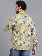 Kotty MenS Relaxed Fit Printed Spread Collar Casual Shirt(Multicolor,Xl)