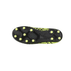PUMA Tacto Christian Pulisic Firm, Artificial Ground Soccer Cleats Sneaker, Black-Electric Lime, 1.5 US Unisex Big Kid