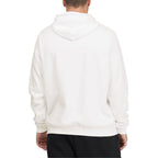 PUMA mens Essentials Big Logo Fleece Hoodie Hooded Sweatshirt, White, Large US