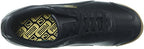 PUMA Mens Roma Sneaker, PUMA Mens Black-PUMA Mens Team Gold, 7.5