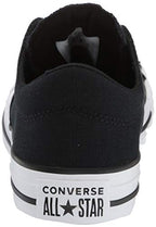 Converse Women's Chuck Taylor All Star Madison Low Top Sneaker, Black/White/Black, 7 M US