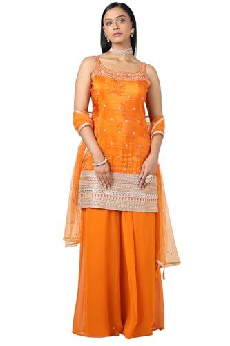 Soch Women Tissue Embroidered Suit Set with Sequins