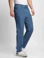 Dennis Lingo MenS Full Length Cotton Poly Stretch Washed Straight Fit Jeans