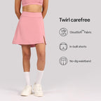 BlissClub Ultimate Skorts | in-Built Shorts | Side Pocket | Side Slit at Hem | Invisible Back Pocket | CloudSoft TM Fabric