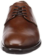 ECCO mens Citytray Plain Toe Tie Oxford, Cognac, 10-10.5 US