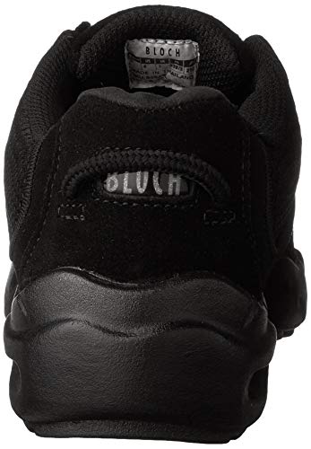 Bloch womens Boost Drt Suede and Mesh Split Sole Dance Shoe, Black, 7.5 US