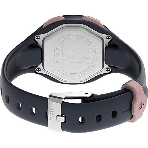 Timex Women's Ironman Triathlon Transit 33mm Resin Strap Watch - Rose Gold Top-Ring & Navy Resin Strap