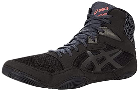 ASIcS Mens Snapdown 3 Wrestling Shoes, 10, Blackgunmetal