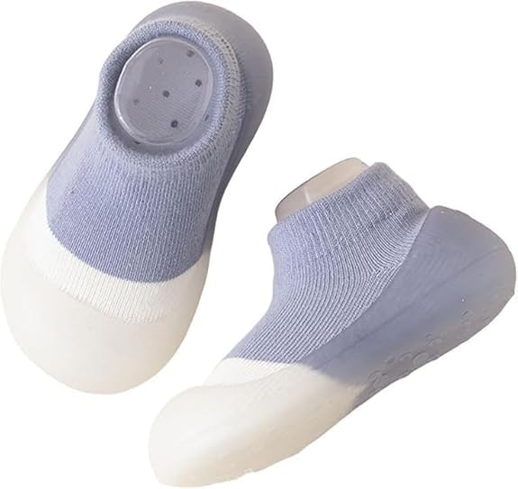 Bestottam Jelly Socks Shoes For Baby Boy And Girls Infant Toddler Shoes Soft Sole Toddler Shoes Baby Boy Dress Shoes Sandal (Blu 0-6