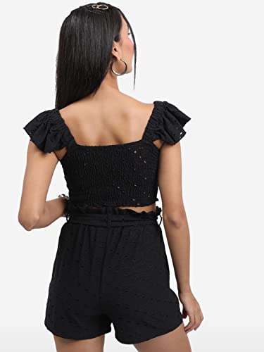 Ketch WomenS Regular Fit Shirt (Khtp000185_Black
