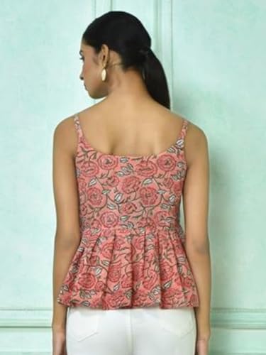 Leriya Fashion WomenS Floral Regular Fit Top (Lf-W1898_Pink